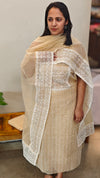 BeigeNet kota Embroidered Unstitched suit