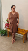 Brown cotton coord set