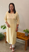 yellow Kurthi set