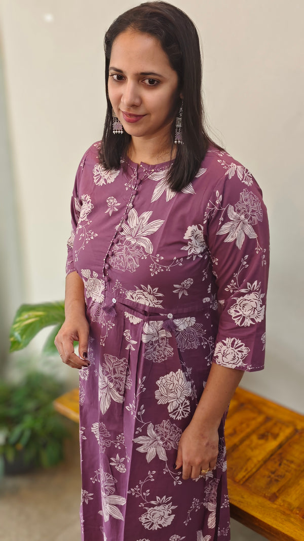 2 piece cotton printed suit