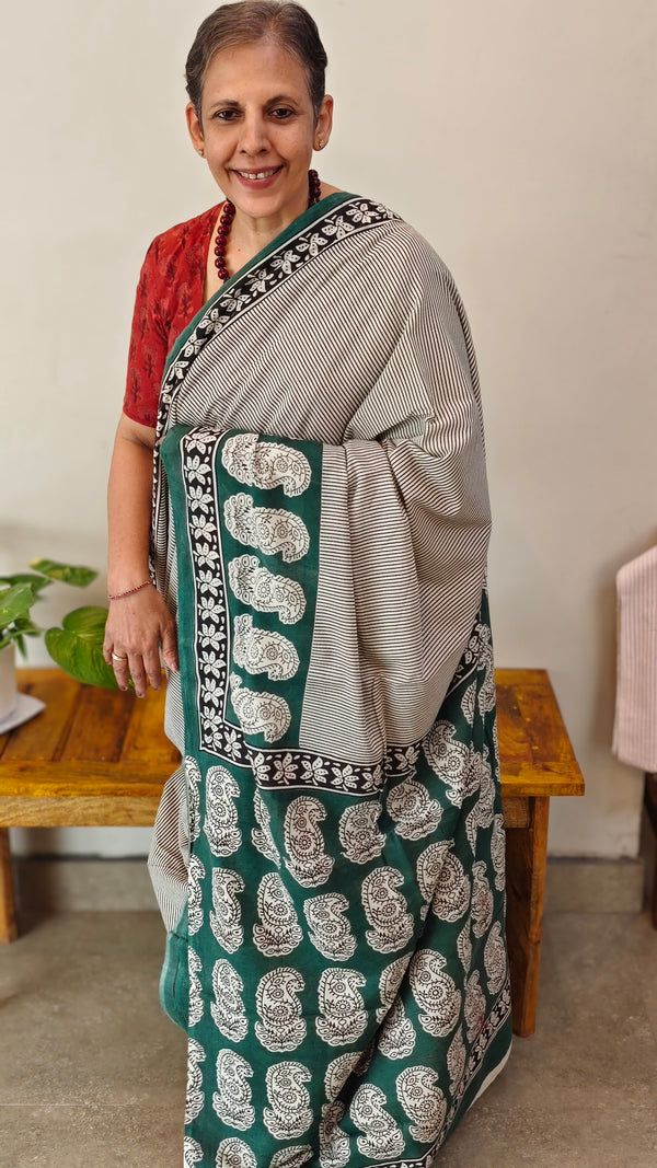 Printed Cotton saree