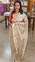 Silver tissue silk saree