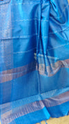 LKA - Blue tussar silk sare