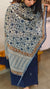 2XCH - Blue chanderi suit