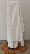 Off white tissue linen suit