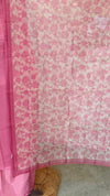 Pink semi silk suit