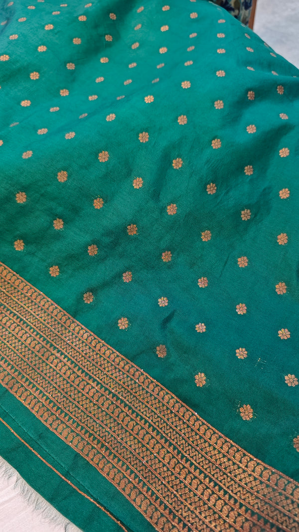 Red banarasi khatan silk saree