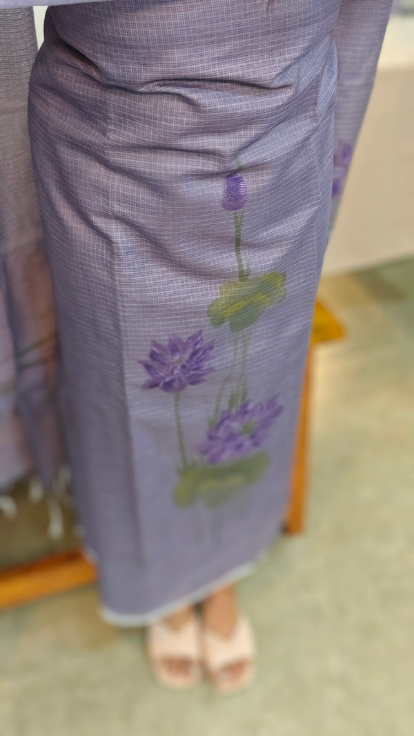 Lavender Net Kota suit