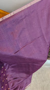 purple Bailou saree