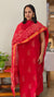 Chili Red Maheshwari suit