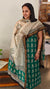 R521 - Green and black maheshwari silk suit