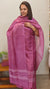 Orchid purple woven tussar silk suit