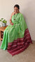 Green and Maroon mungatussar silk saree