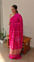Pink hand bhandej modal silk saree