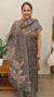 Dark Grey Tissue Chanderi salwar suit