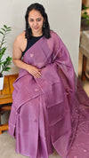 Mauve shade net kota saree - 315PR