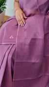 Mauve shade net kota saree - 315PR
