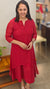 Reddish maroon 2 piece top