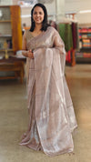 Mauve tissue silk saree - SNM42 - 2M83