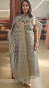 Grey Banarasisalwar suit -MCB11