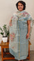 Blue Tissue linen embroidered suit - TSL42