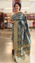 Turquoise gharchola silk saree