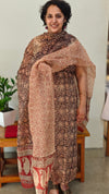Printed kota doria salwar suit - GD331