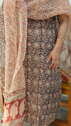 Printed kota doria salwar suit - GD331