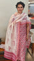 Pink block printed chanderi suit
