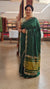 Dark green semi modal bandini saree - AWR12