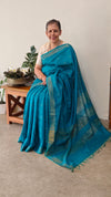 Turquoise Bhagalpurisaree