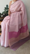 Light pink silky kota saree- MP99