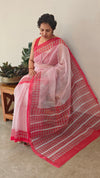 Light pink and pink net kotasaree