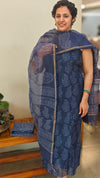 Indigo kota doria salwar suit
