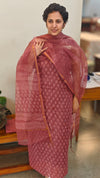 Rouge pink kota doria salwarsuit
