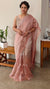 Lilac and rose gold tissue silk saree - 2M83