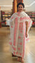 White and pink net kota suit