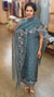 Grey organza salwar suit