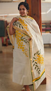 Hand painted kerala salwar suit