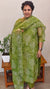 Pear green net kota kurti set - KN05