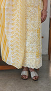 Yellow cotton Hakoba suit - 9232- D2