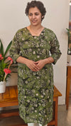 Green jute top