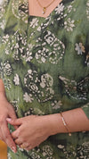 Green jute top
