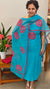 Blue and red net kota suit