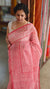 Pink net kota saree