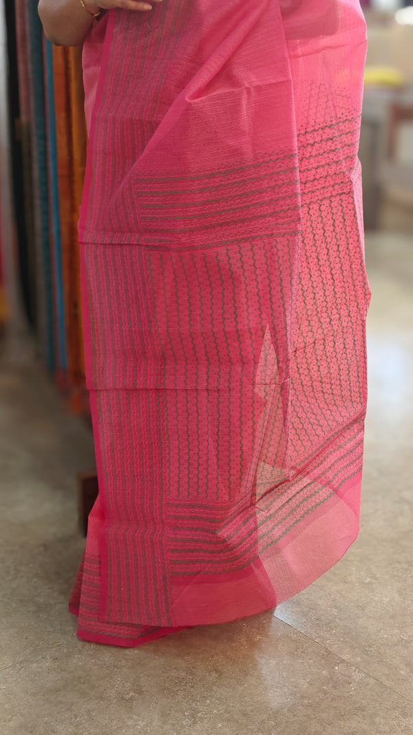 Dark pink net kotasaree