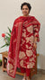 Maroon cotton kurti set