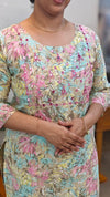 Printed cotton top