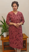 Dark pink cotton top