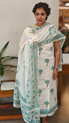 Applique and block print suit - 5RCV
